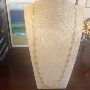 Trifari filigree leaf design necklace